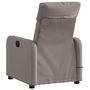 Voir la diapositive 4 : VIDAXL Fauteuil de massage inclinable Taupe Tissu