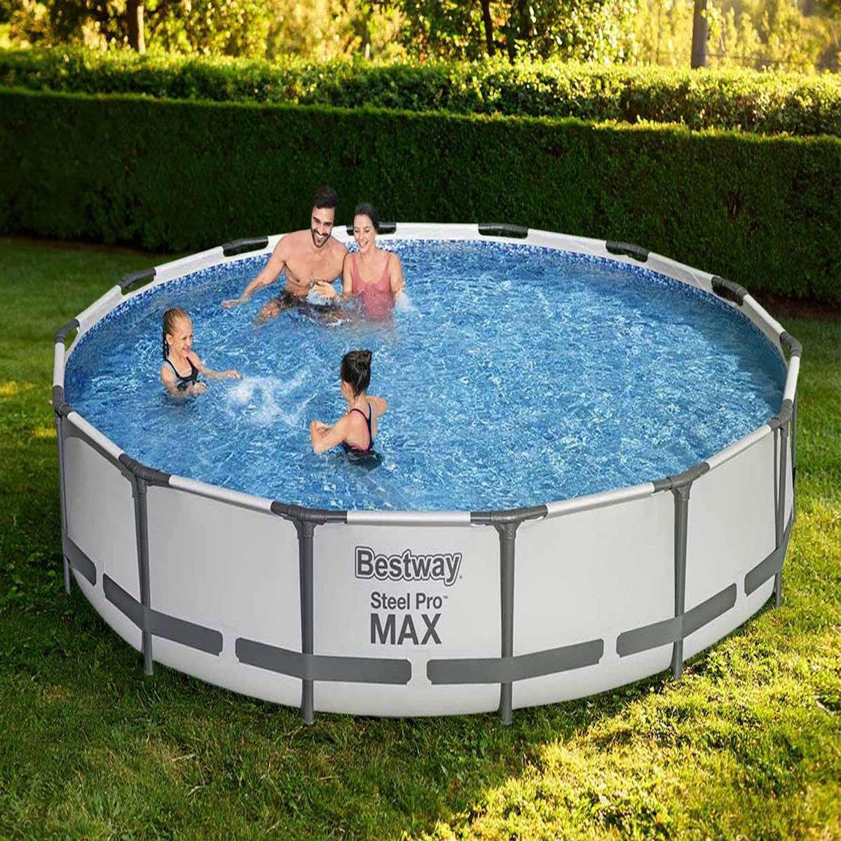 BESTWAY Piscine tubulaire Steel Pro Max ronde 4,27 x 0,84 m - Bestway