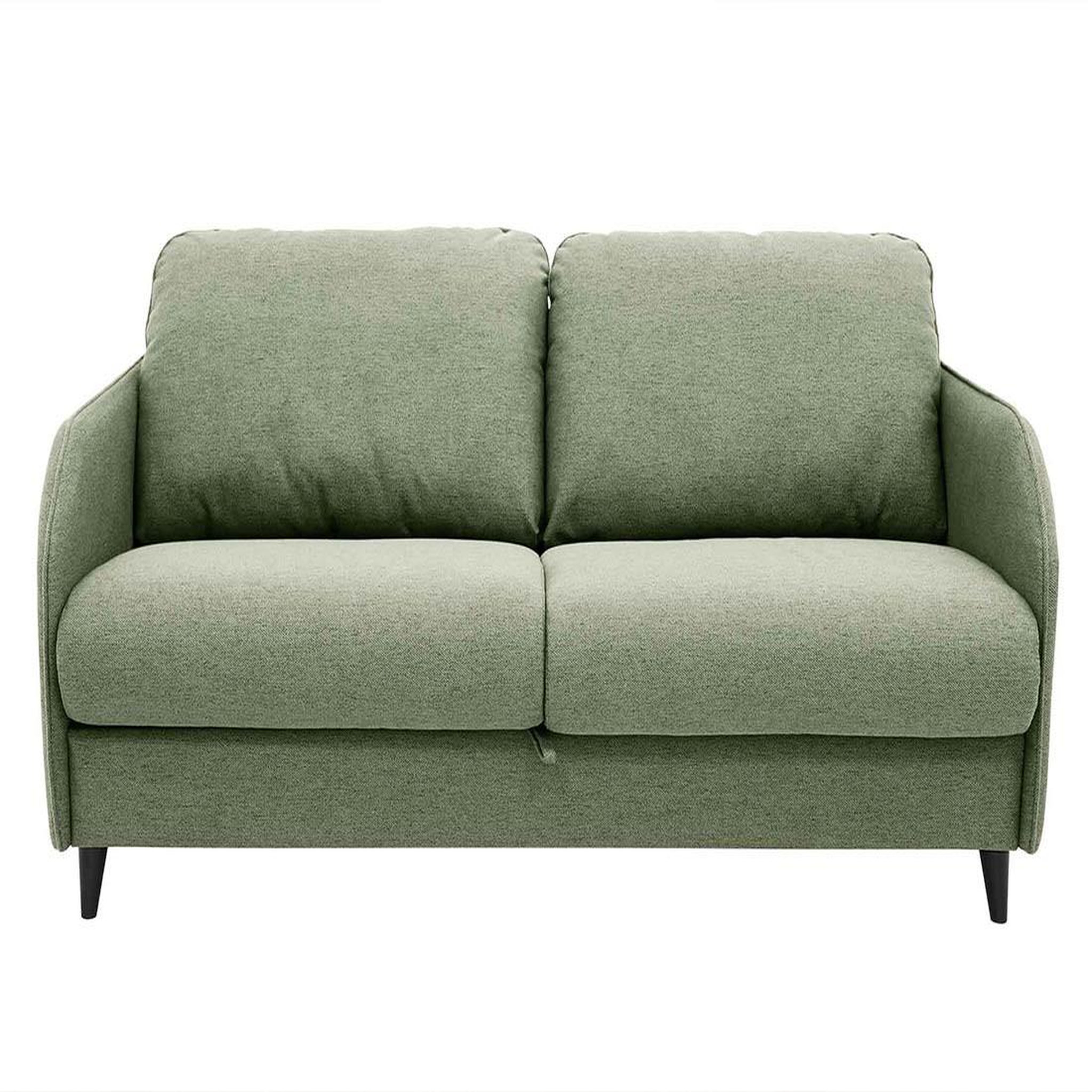 Voir la diapositive 4 : BEST MOBILIER Cosmos - canapé 3 places convertible express couchage quotidien 140 cm matelas 11 cm en tissu