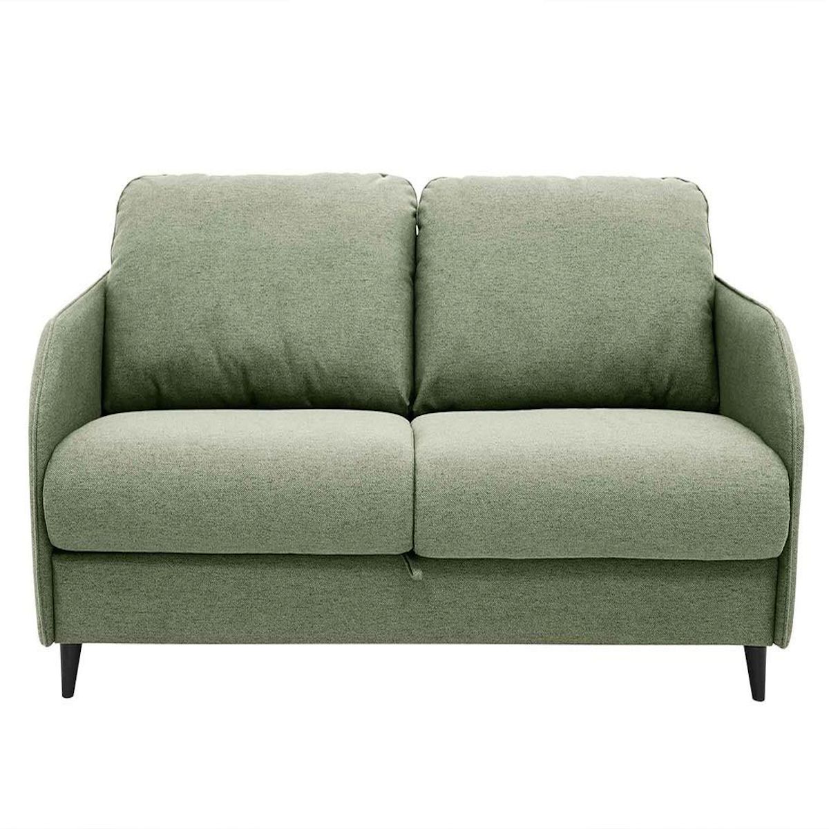 BEST MOBILIER Cosmos - canapé 3 places convertible express couchage quotidien 140 cm matelas 11 cm en tissu