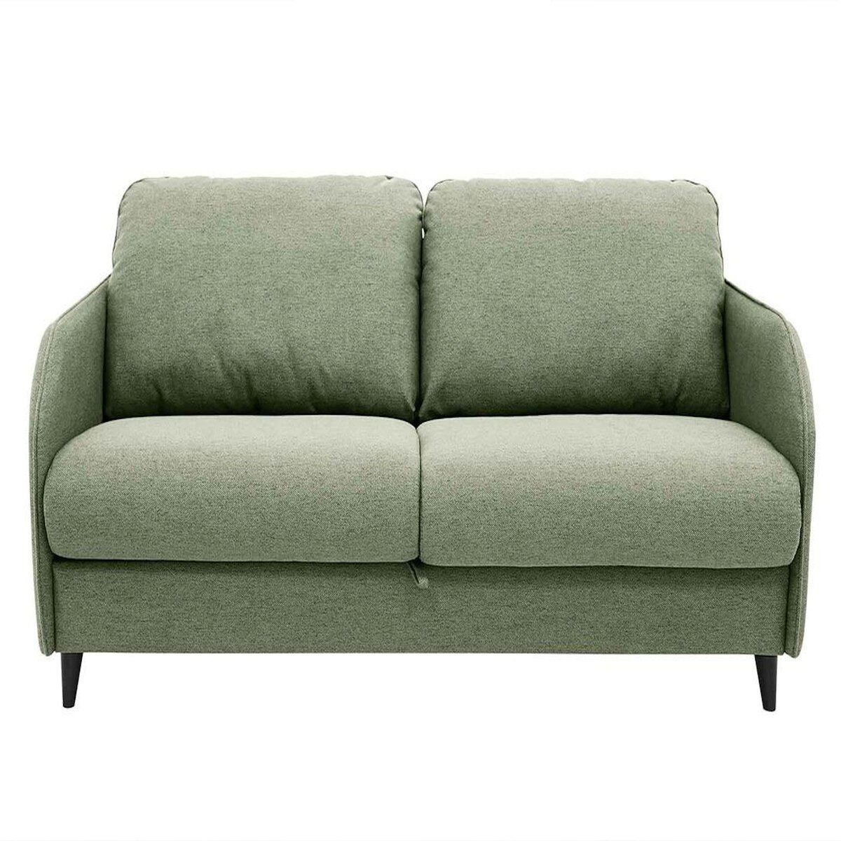 BEST MOBILIER Cosmos - canapé 3 places convertible express couchage quotidien 140 cm matelas 11 cm en tissu