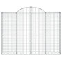 Voir la diapositive 4 : VIDAXL Paniers a gabions arques 6 pcs 200x30x140/160 cm Fer galvanise