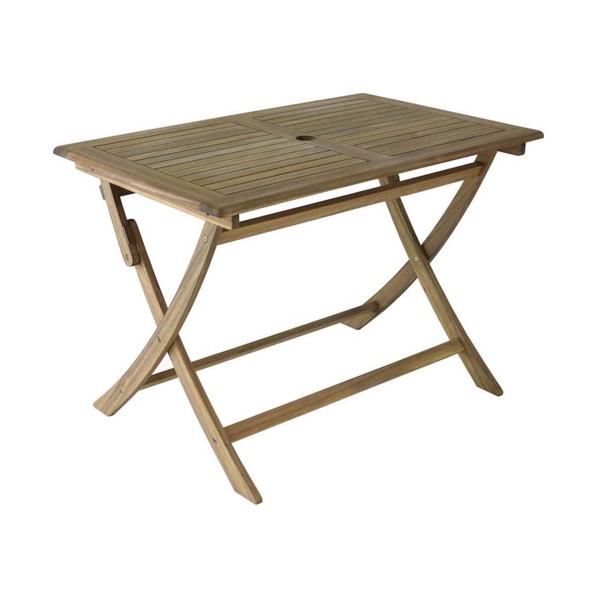 Proloisirs Table pliante - SOPHIE - Acacia FSC 100% - 110 x 70 cm
