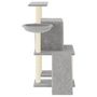 Voir la diapositive 4 : VIDAXL Arbre a chat avec griffoirs en sisal Gris clair 96,5 cm