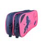 Voir la diapositive 4 : Bagtrotter Trousse scolaire 2 compartiments Cybel Cheval/Licorne Rose et bleue marine Bagtrotter