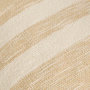 Voir la diapositive 4 : ATMOSPHERA Coussin à Rayures Effet Jute  Laini  45x45cm Naturel