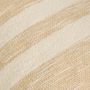 Voir la diapositive 4 : ATMOSPHERA Coussin à Rayures Effet Jute  Laini  45x45cm Naturel