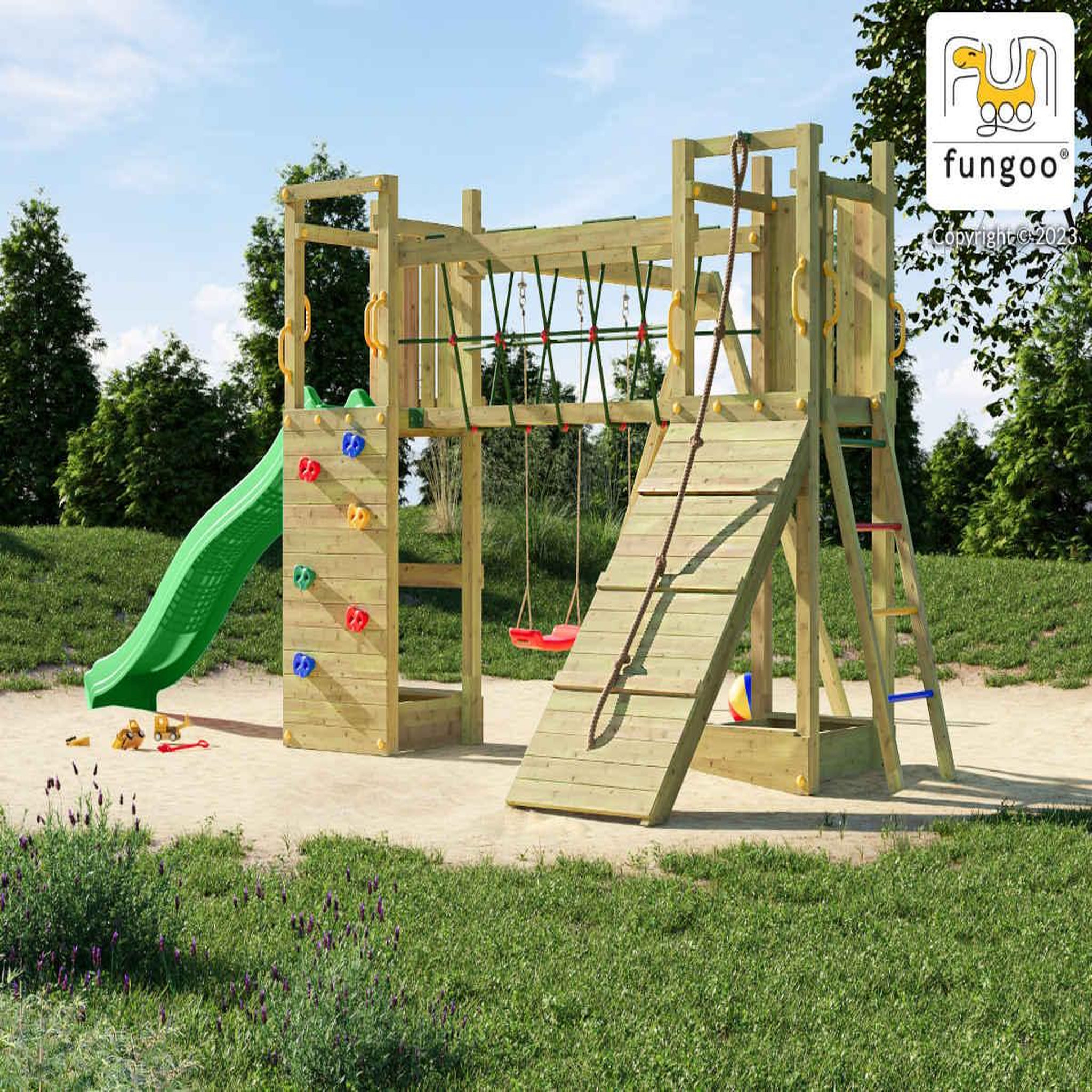 Voir la diapositive 2 : Fungoo Aire de jeux funny maxi exposure - fungoo