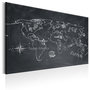 Voir la diapositive 1 : Paris Prix Tableau  World Map : Travel Broadens the Mind