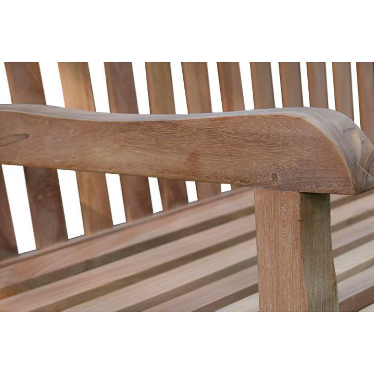 CONCEPT USINE Banc 3 places en teck massif BELLINI