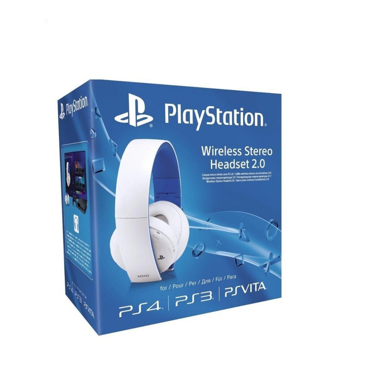 Casque PS4 Officiel V3  Bleu - Accessoires PS4 - Playstation 4