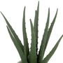 Voir la diapositive 3 : ATMOSPHERA Plante Artificielle en Pot  Aloe  29cm Vert & Beige