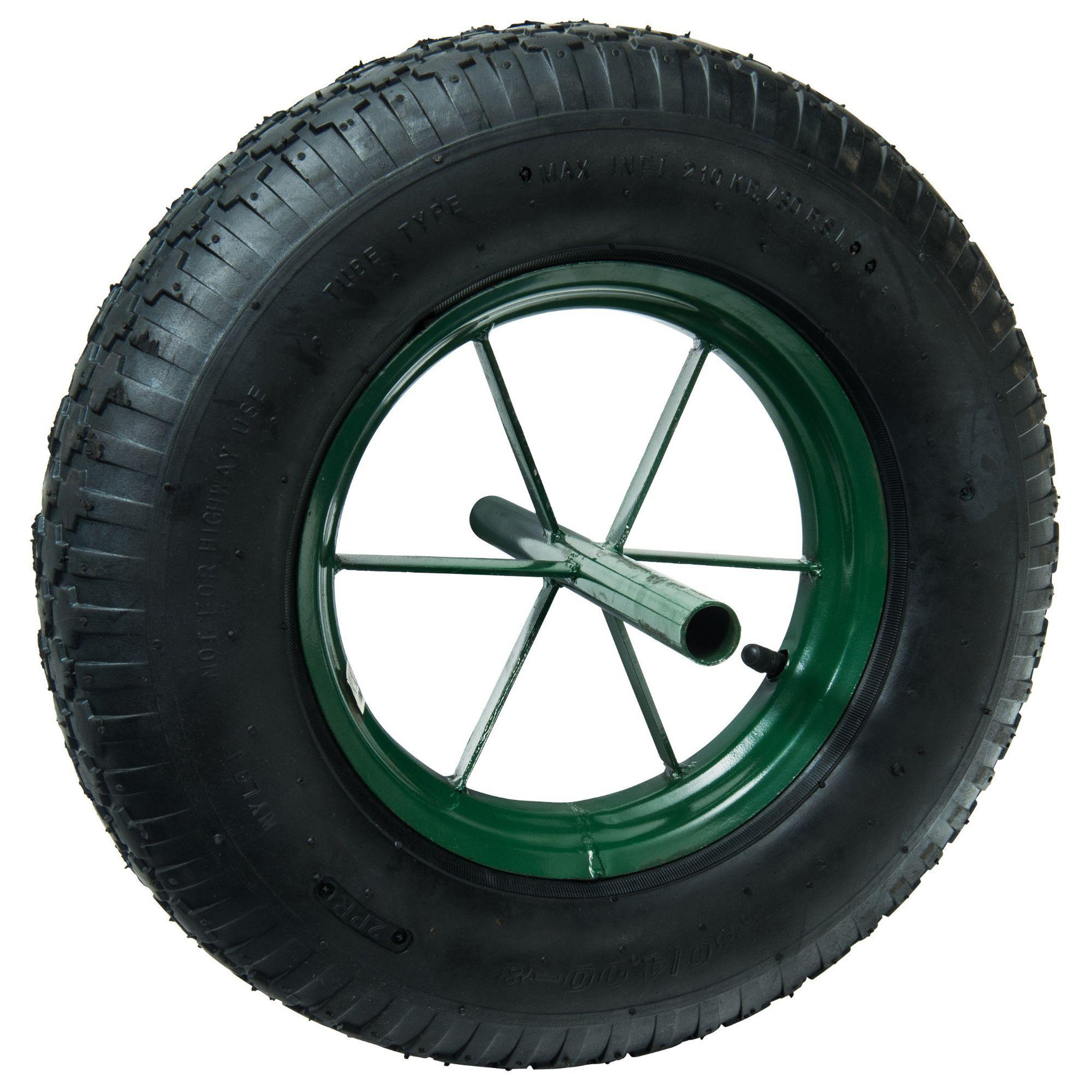 WERKAPRO Roue gonflable 15''  385x95  Axe de 20 mm