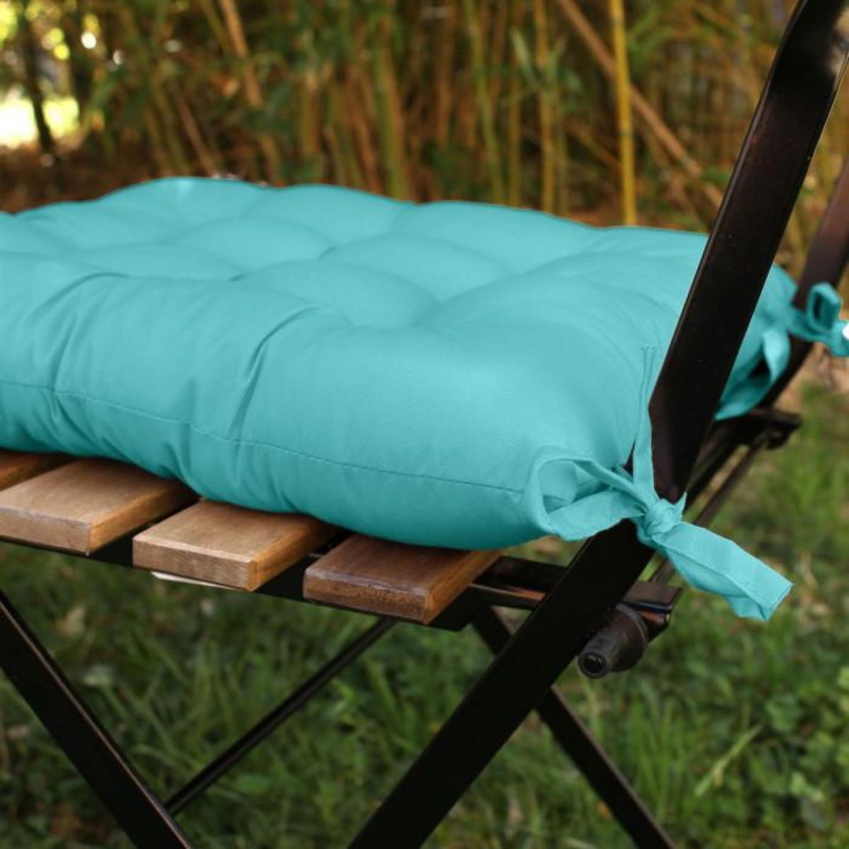 Paris Prix Galette de Chaise d'Extérieur  Costa  38x38cm Émeraude