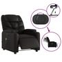 Voir la diapositive 5 : VIDAXL Fauteuil de massage inclinable electrique noir similicuir