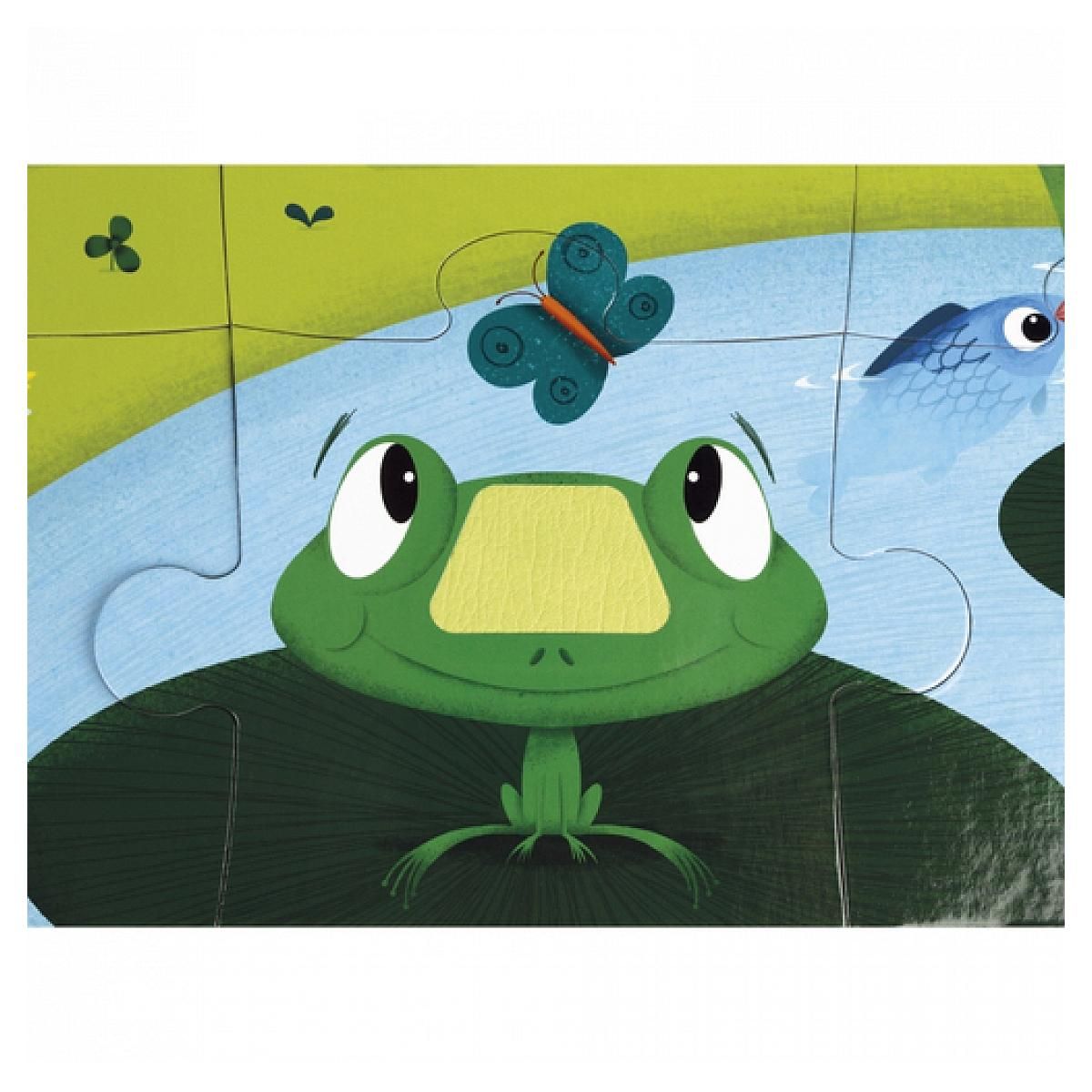 Juratoys-Janod puzzle tactile les animaux de la ferme