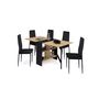 Voir la diapositive 4 : Table console extensible avec rangements L150 cm JESSIE