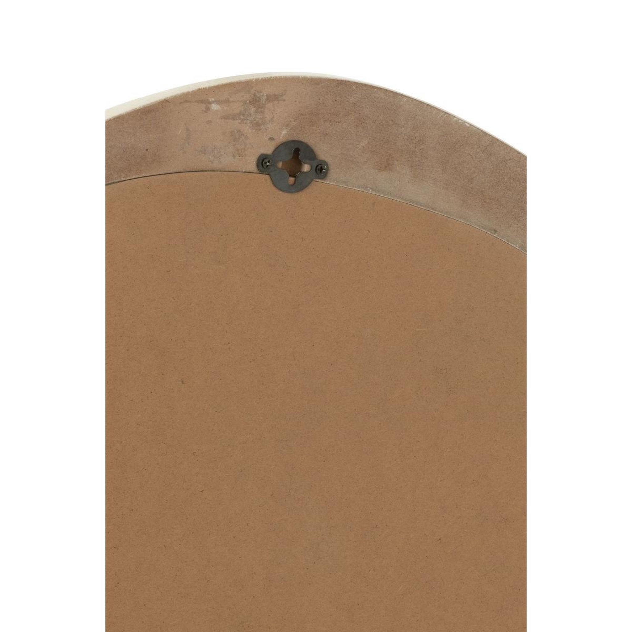 Voir la diapositive 3 : J-LINE Miroir Mural Design  Moderna  80cm Blanc