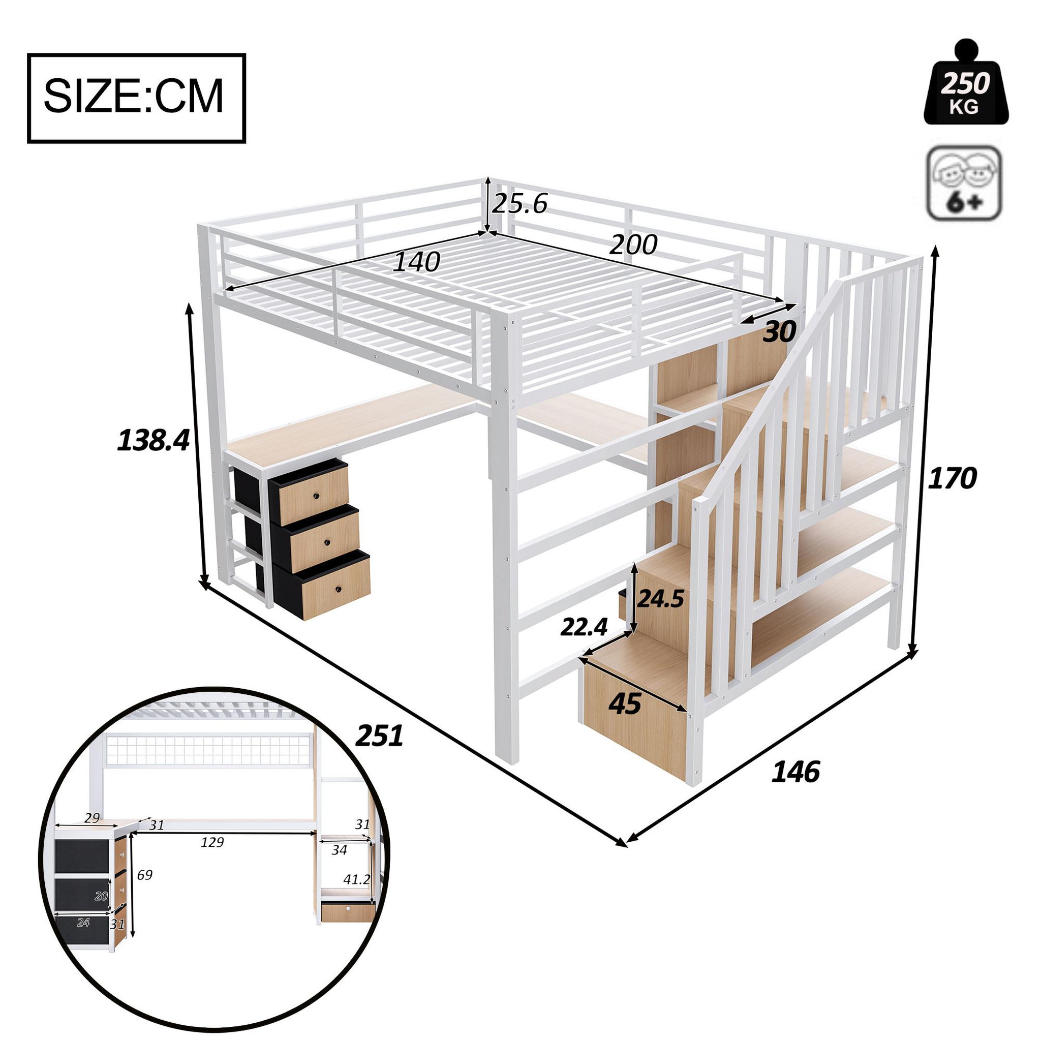 Voir la diapositive 3 : MERAX Lit mezzanine