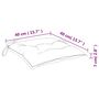 Voir la diapositive 6 : VIDAXL Coussins de chaise lot de 2 a motif de feuilles 40x40x7 cm