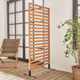 Voir la diapositive 3 : SWEEEK Paravent extérieur en bois. 80cm. acacia. intérieur. extérieur