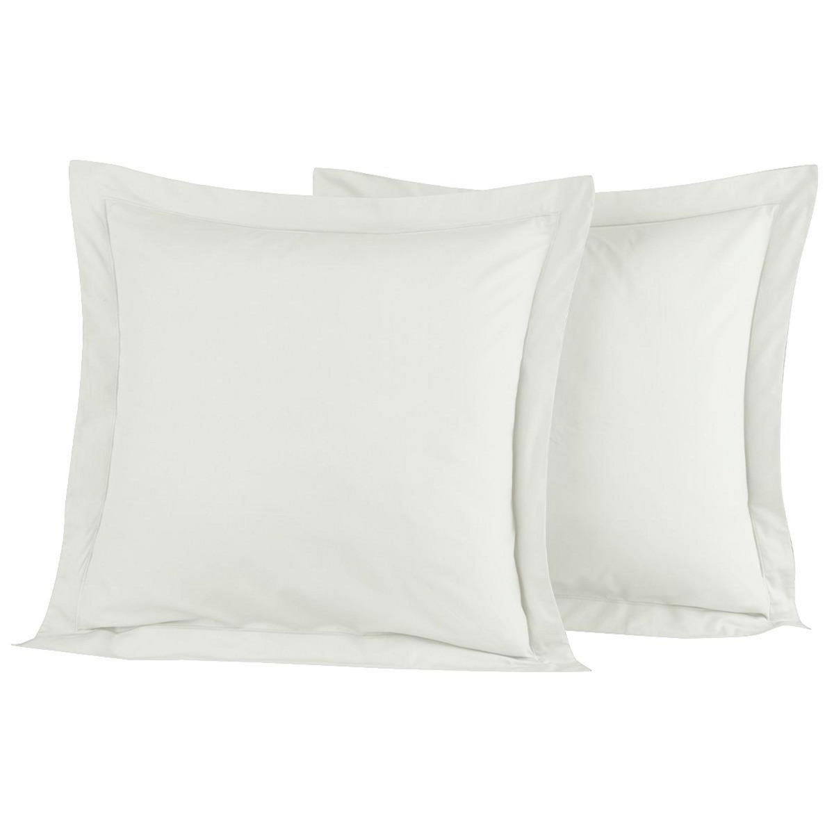 Sensei Maison Lot de 2 taies d'oreiller en percale de coton SOFT PERCALE