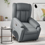 Voir la diapositive 1 : VIDAXL Fauteuil inclinable Gris Similicuir