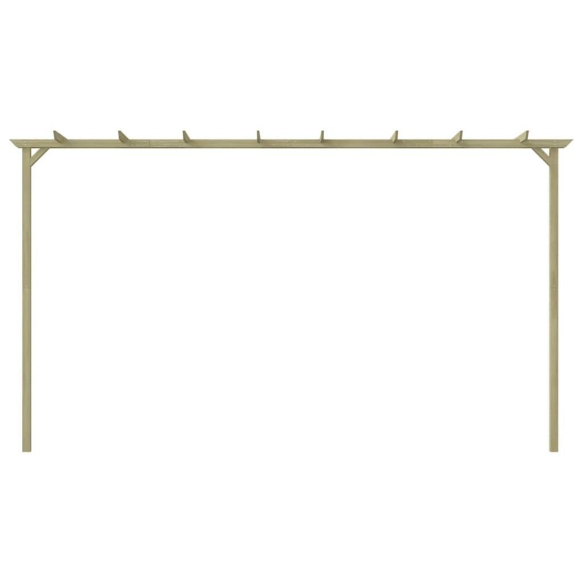 VIDAXL Pergola de jardin Pin impregne 360x200x60 cm