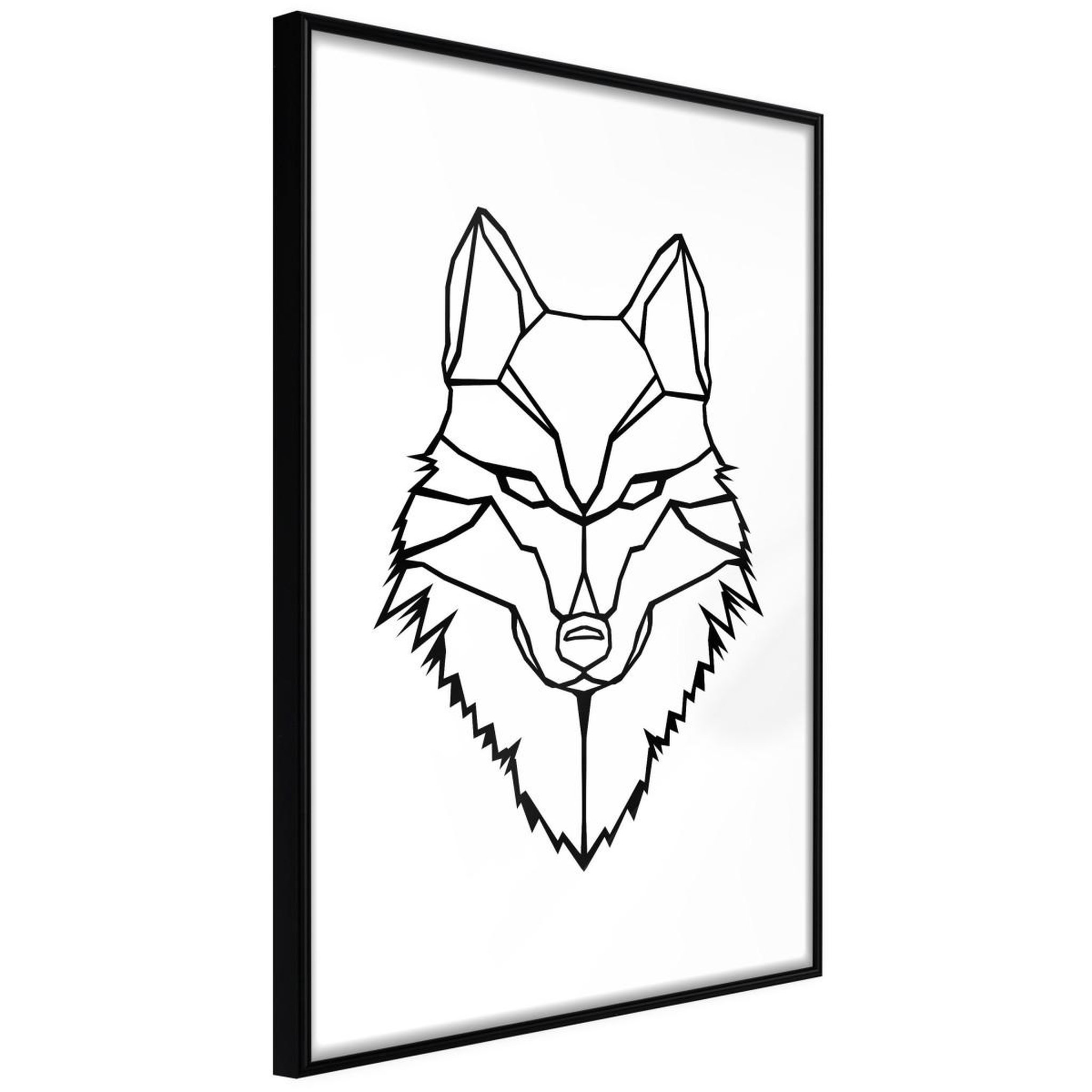 Paris Prix Affiche murale encadrée  wolf look