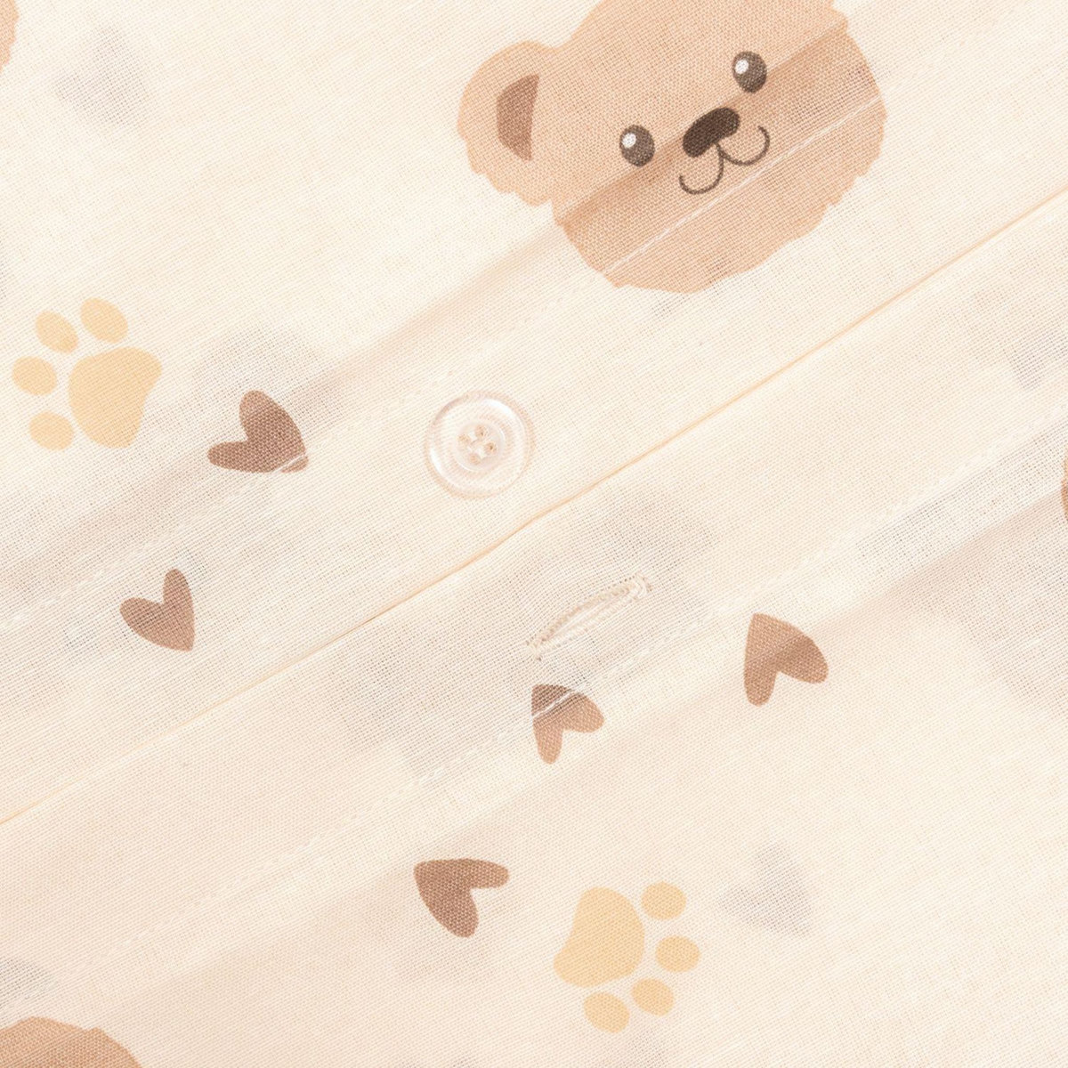 ATMOSPHERA Parure de lit enfant motifs ours BILLIE - 48 fils/cm² - 140 x 200 cm