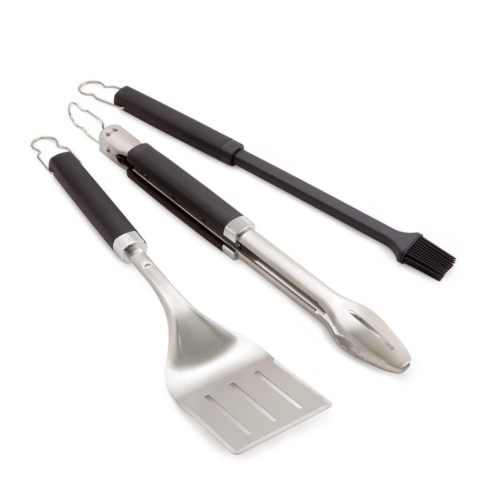 Voir la diapositive 2 : Weber Ustensile barbecue 3 pieces better
