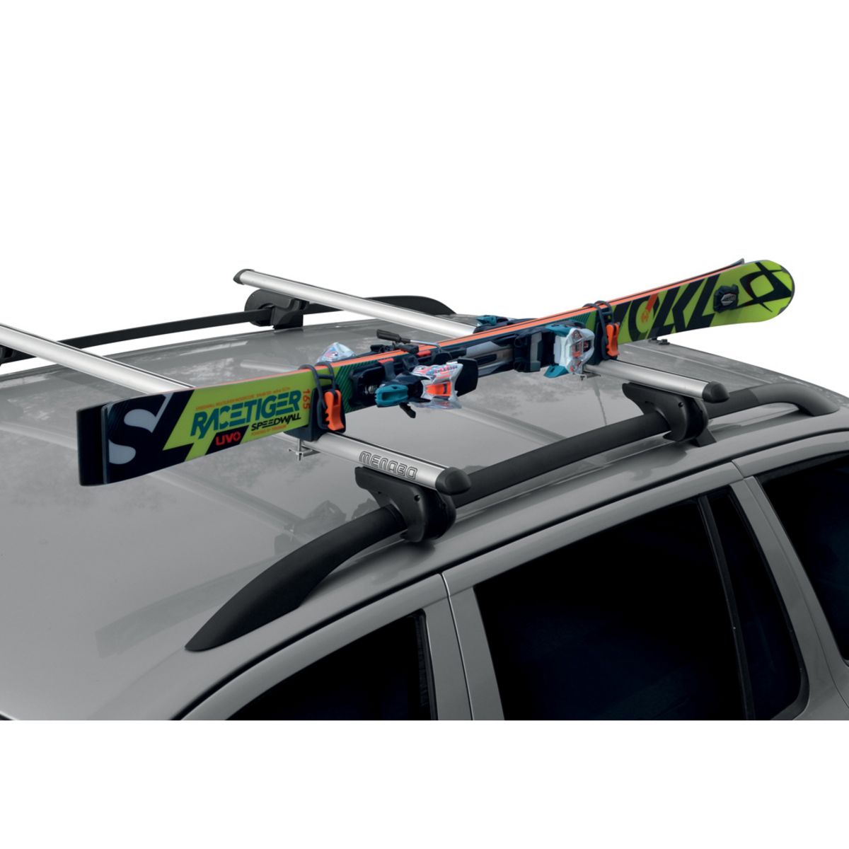 MENABO Porte-skis pour barres de toit Ski Rack 