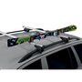 Voir la diapositive 2 : MENABO Porte-skis pour barres de toit Ski Rack 