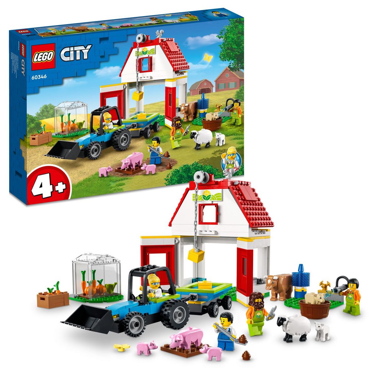 LEGO City 60346 La grange et les animaux de la ferme 