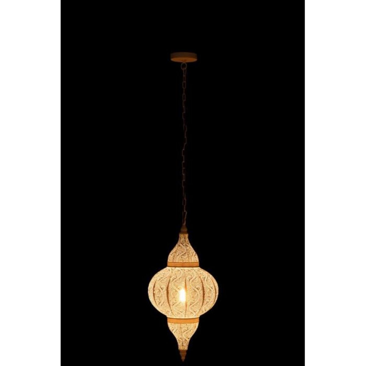 Paris Prix Lampe Suspension en Métal  Bore  65cm Blanc