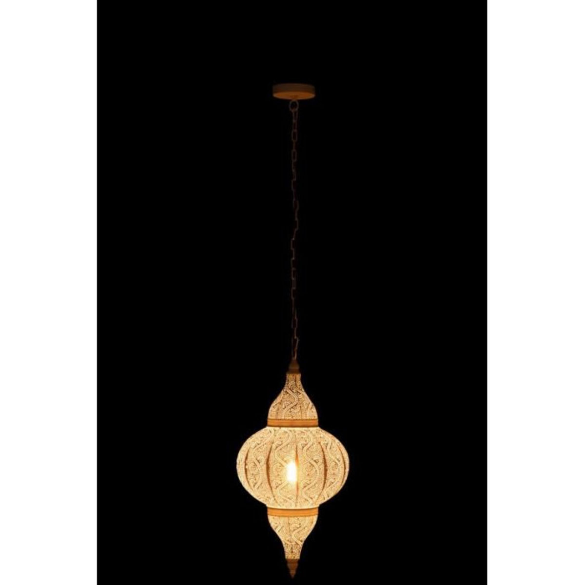 Paris Prix Lampe Suspension en Métal  Bore  65cm Blanc