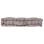 Voir la diapositive 2 : ATMOSPHERA Coussin de Sol  Dorian  40x40cm Gris