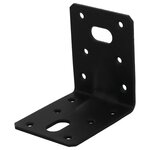 SUKI Equerre acier zingue noire Magnodur 70x70x55, SUKI