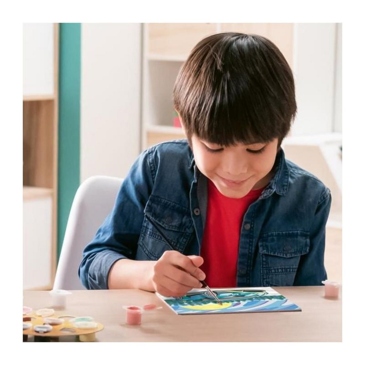 RAVENSBURGER CreArt Kids 18x24cm Lamborghini, Kit de peinture par numéros Numéro d'Art, Des 7 ans, 25842, Ravensburger