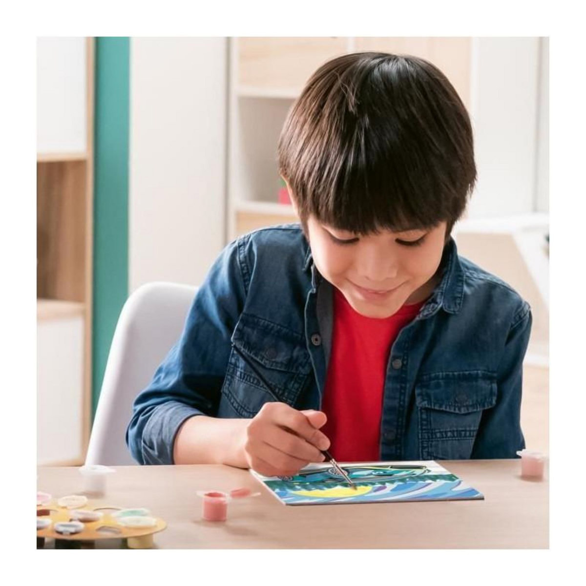 RAVENSBURGER CreArt Kids 18x24cm Lamborghini, Kit de peinture par numéros Numéro d'Art, Des 7 ans, 25842, Ravensburger