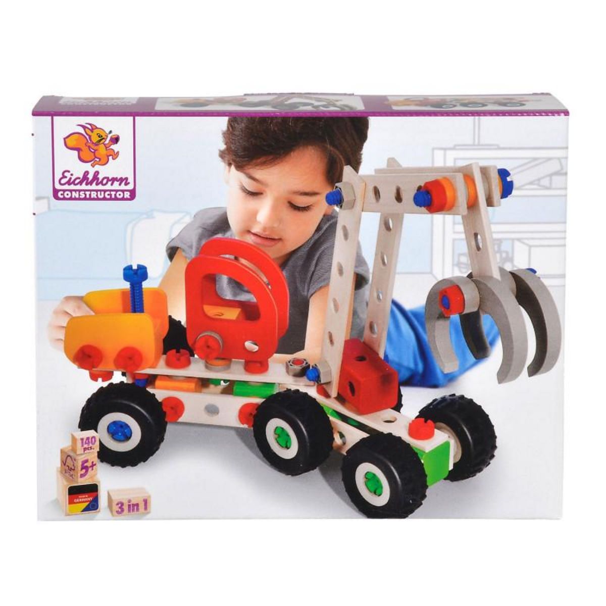 Eichhorn Eichhorn Constructor 3in1, 140 pcs.