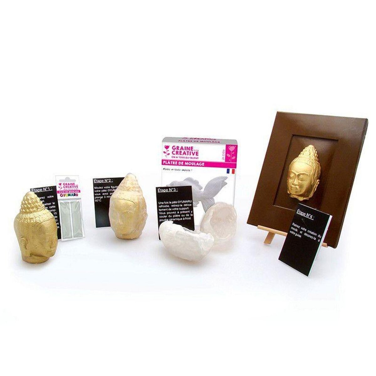 Graine créative 24 blocs de pâte Oyumaru transparents