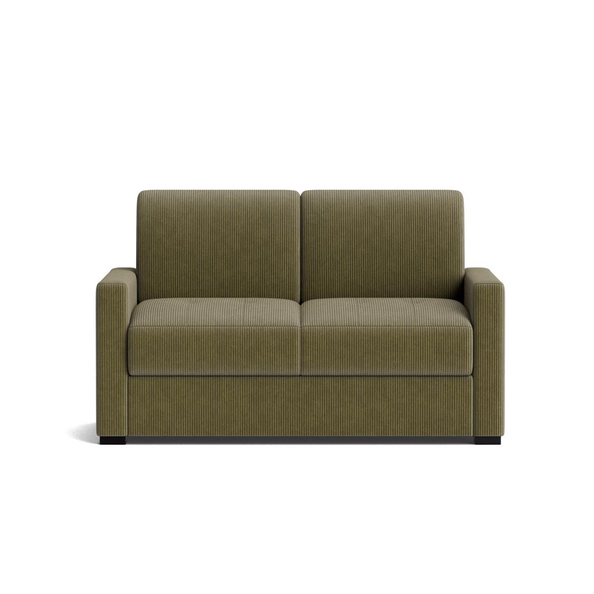Voir la diapositive 1 : BEST MOBILIER Tristan - canapé lit 3 places convertible express couchage quotidien 140 cm matelas 14 cm en velours côtelé