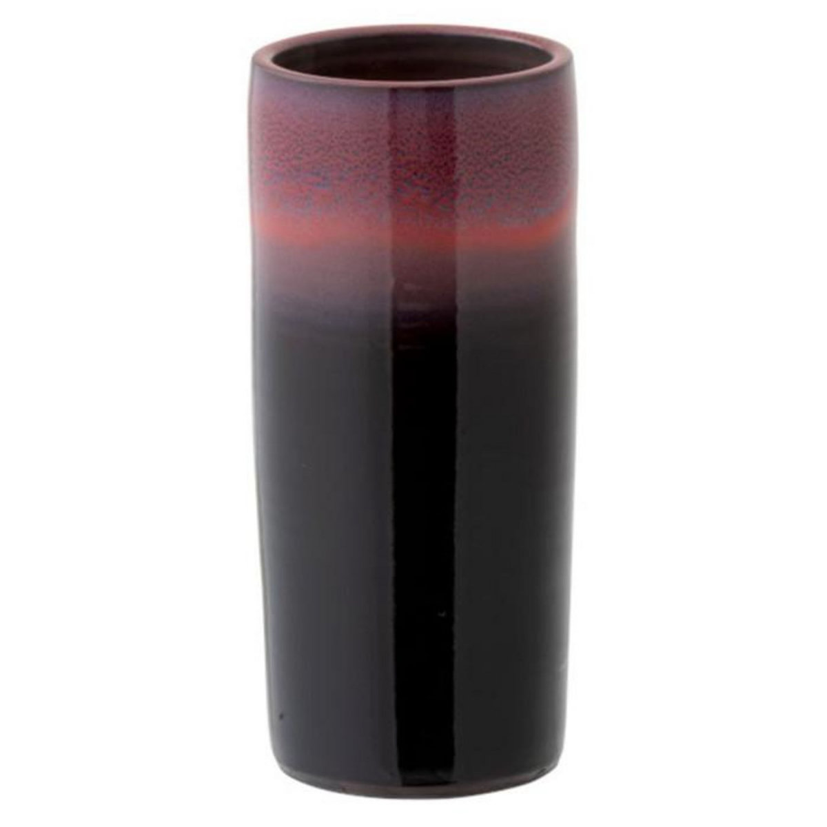 Paris Prix Vase Design  Bord Céramique  35cm Rouge & Noir