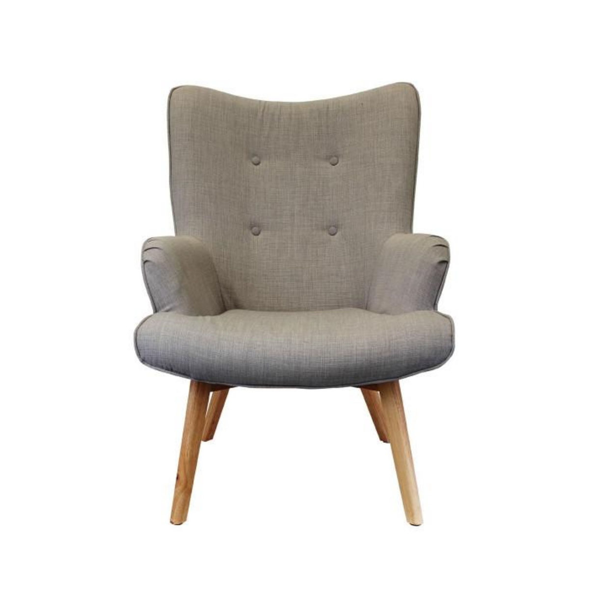 Paris Prix Fauteuil Design en Bois  Helsinki  99cm Gris