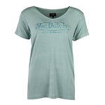 VON DUTCH T shirt  Femme Von Dutch Roan. Coloris disponibles : Bleu