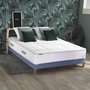 Voir la diapositive 2 : IDLITERIE Ensemble matelas Ressorts 7 zones H28cm + sommier PALACIO 2 FABRICATION FRANCAISE