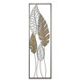 Voir la diapositive 1 : Paris Prix Déco Murale Encadrée en Métal  Foglie  99cm Argent & Or