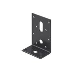 CENTRALE BRICO Equerre noir HETTICH, l.40 mm x P.60 cm