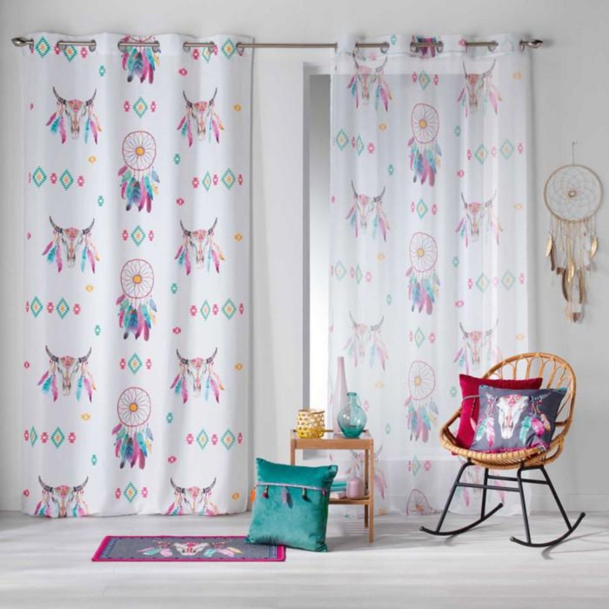 Paris Prix Coussin Passepoil  Phoenix  40x40cm Gris